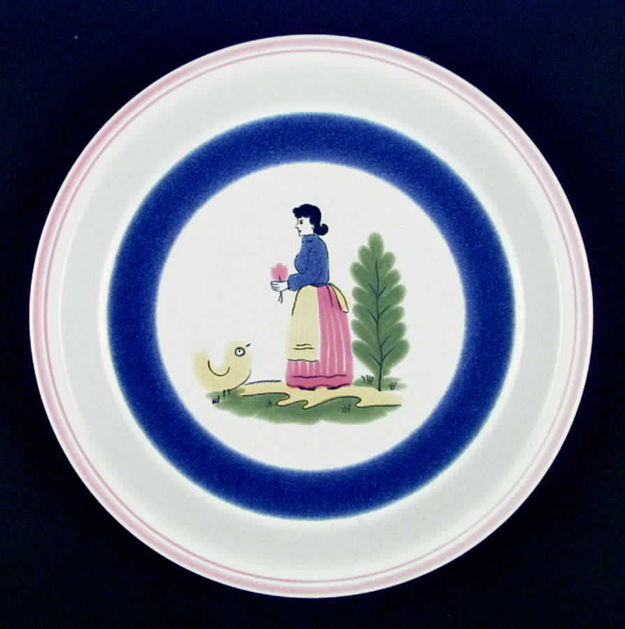 Peasant Dinner Plate by Country Cupboard-1