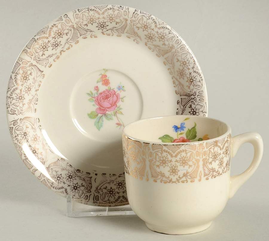COI13 Flat Demitasse Cup & Saucer Set by Cronin-1