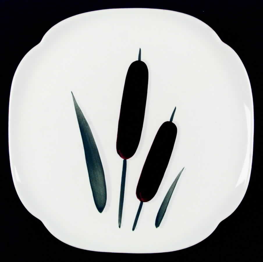 Cat Tail Dinner Plate by Continental Kilns-1