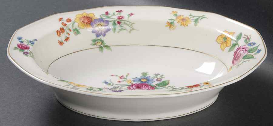 Bouquet 9" Oval Vegetable Bowl by Community-1