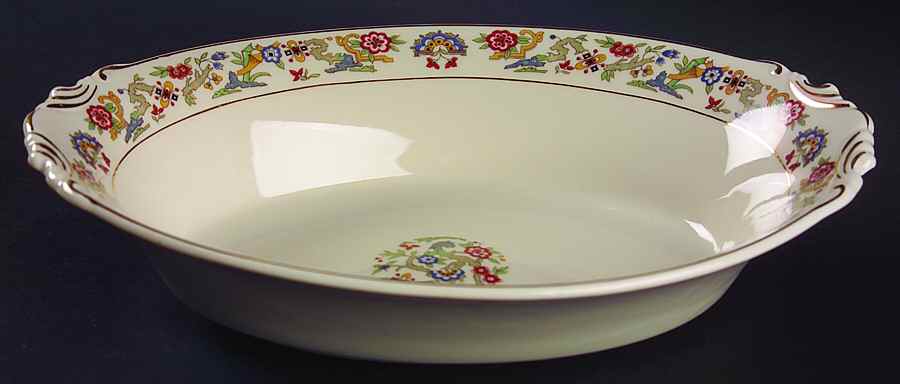 Brocade (American) 10" Oval Vegetable Bowl by Community-1
