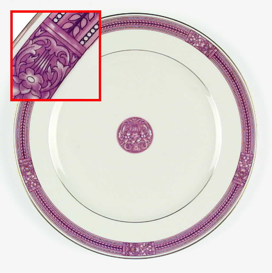Coronation (Red Border) Dinner Plate by Community-1
