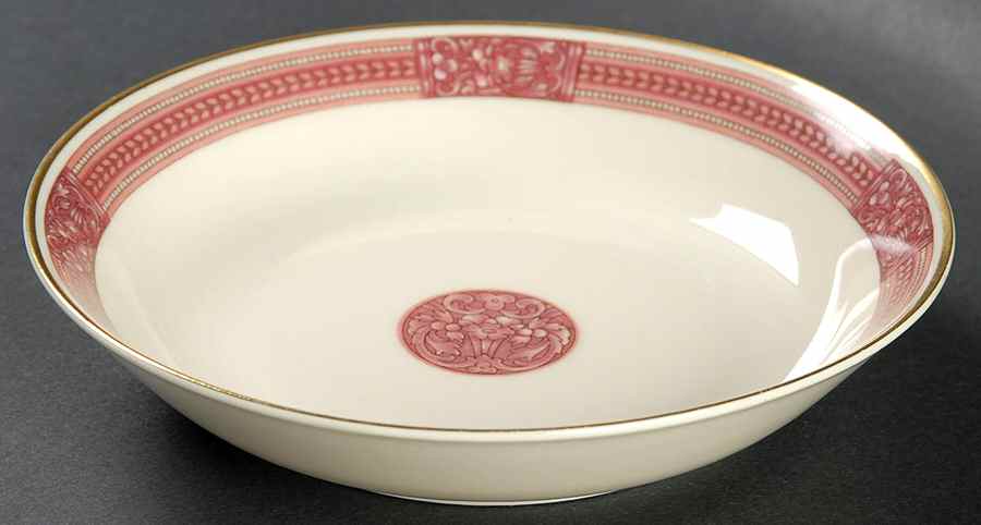 Coronation (Red Border) Fruit/Dessert (Sauce) Bowl by Community-1