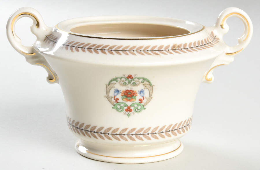 Coronation (Multicolor Center) Sugar Bowl No Lid by Community-1