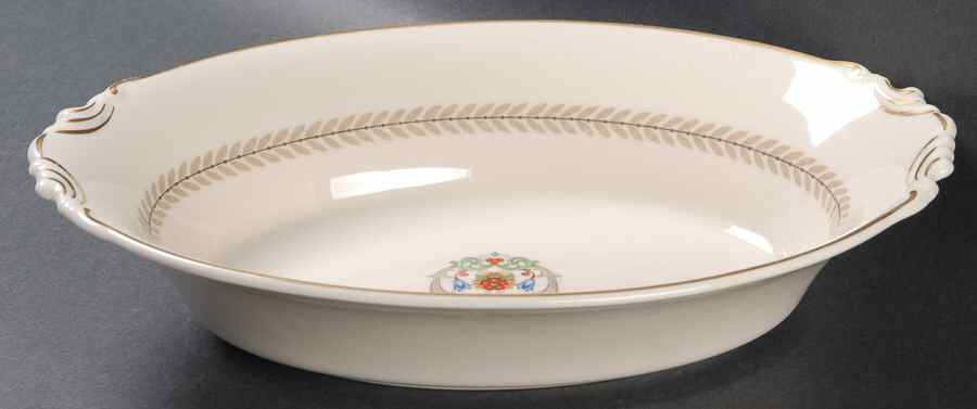 Coronation (Multicolor Center) 10" Oval Vegetable Bowl by Community-1