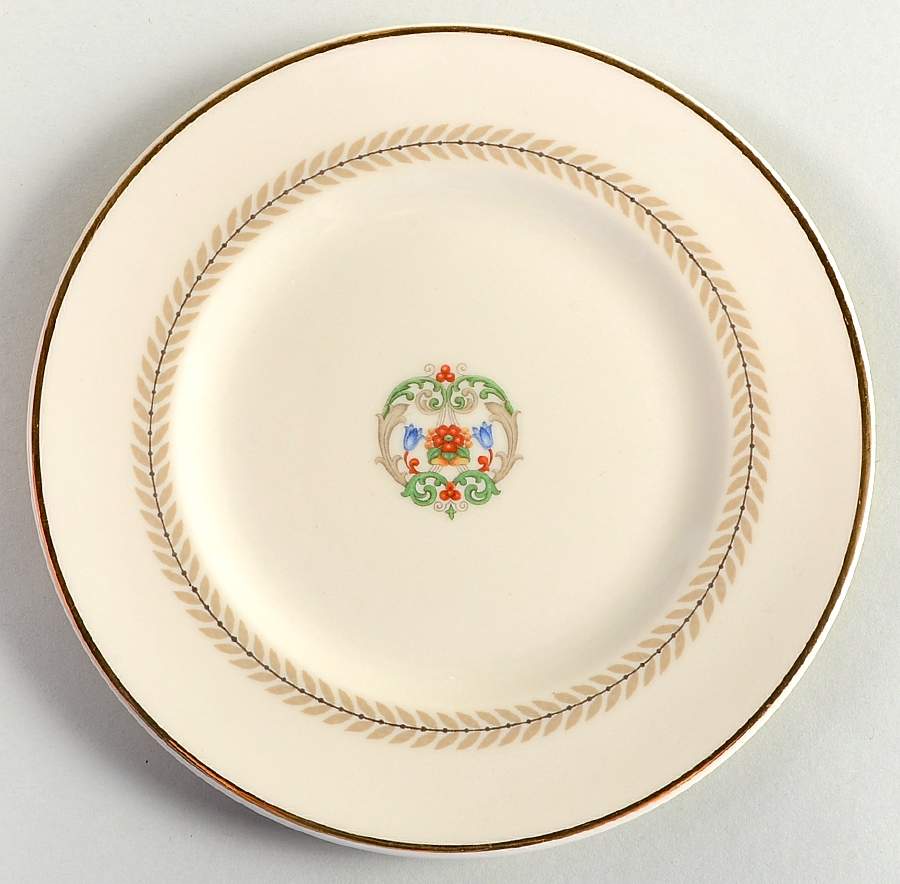 Coronation (Multicolor Center) Bread & Butter Plate by Community-1