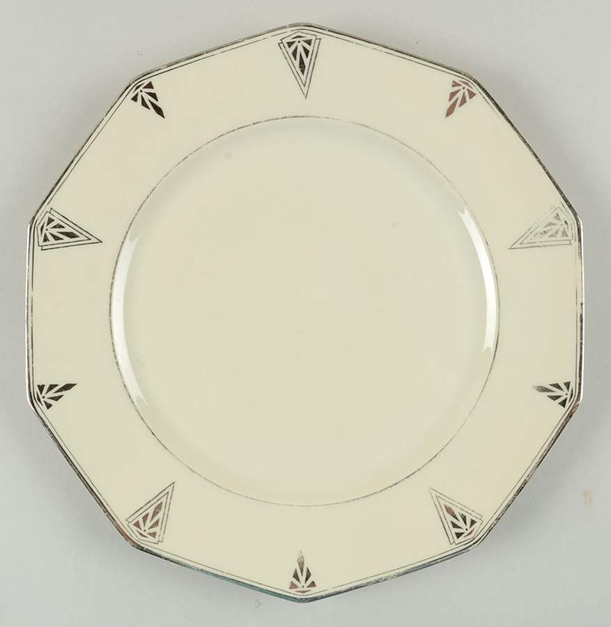 Deauville (Cream, 10 Sided) Dinner Plate by Community-1