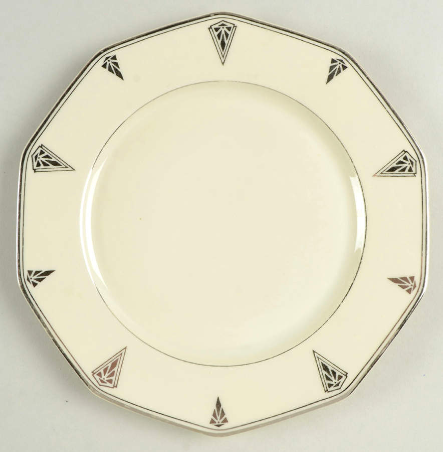 Deauville (White, 10 Sided) Salad Plate by Community-1