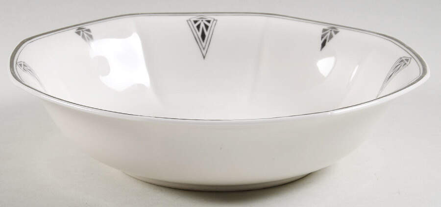Deauville (White, 10 Sided) 9" Round Vegetable Bowl by Community-1