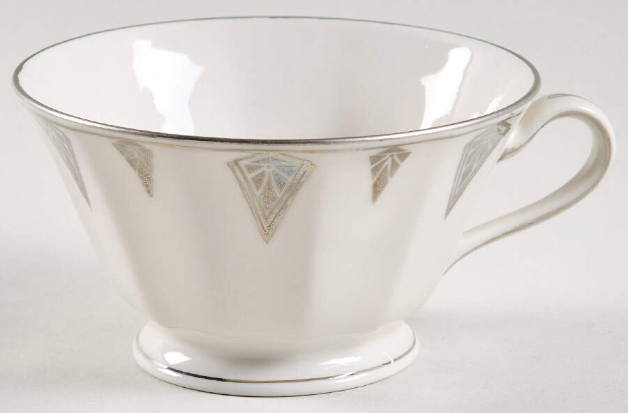 Deauville (White, 10 Sided) Footed Cup by Community-1