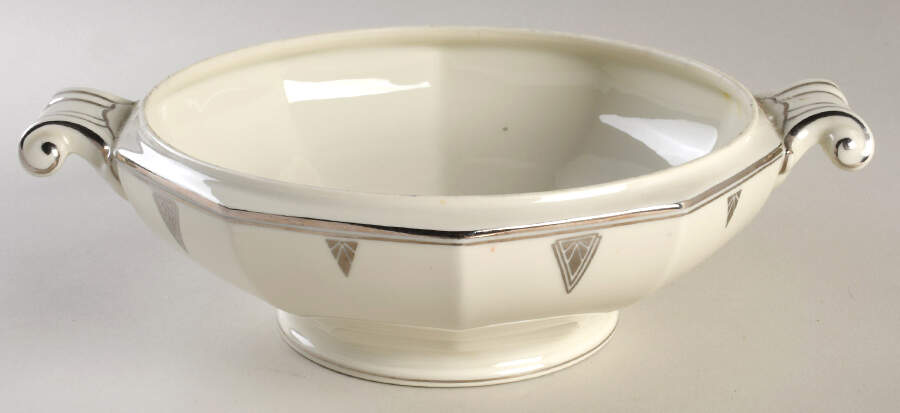 Deauville (White, 10 Sided) Round Vegetable No Lid by Community-1