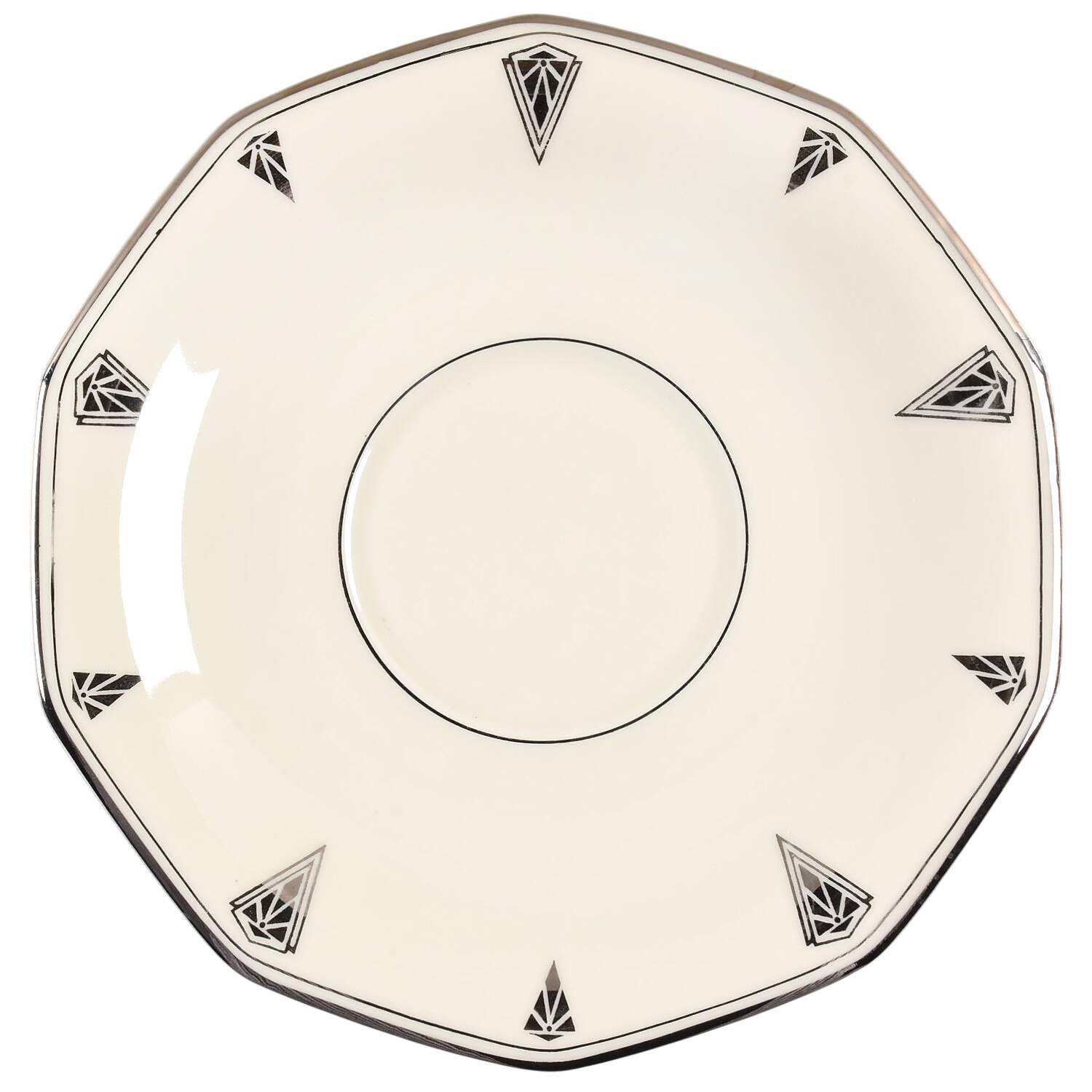 Deauville (White, 10 Sided) Saucer for Cream Soup Bowl by Community-1