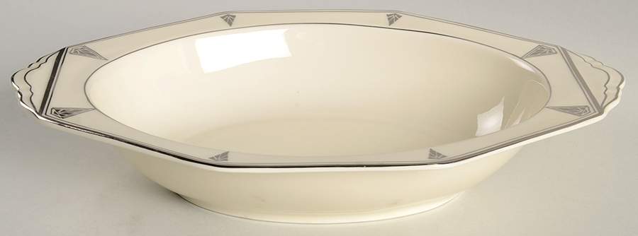 Deauville (White, 10 Sided) 11" Oval Vegetable Bowl by Community-1