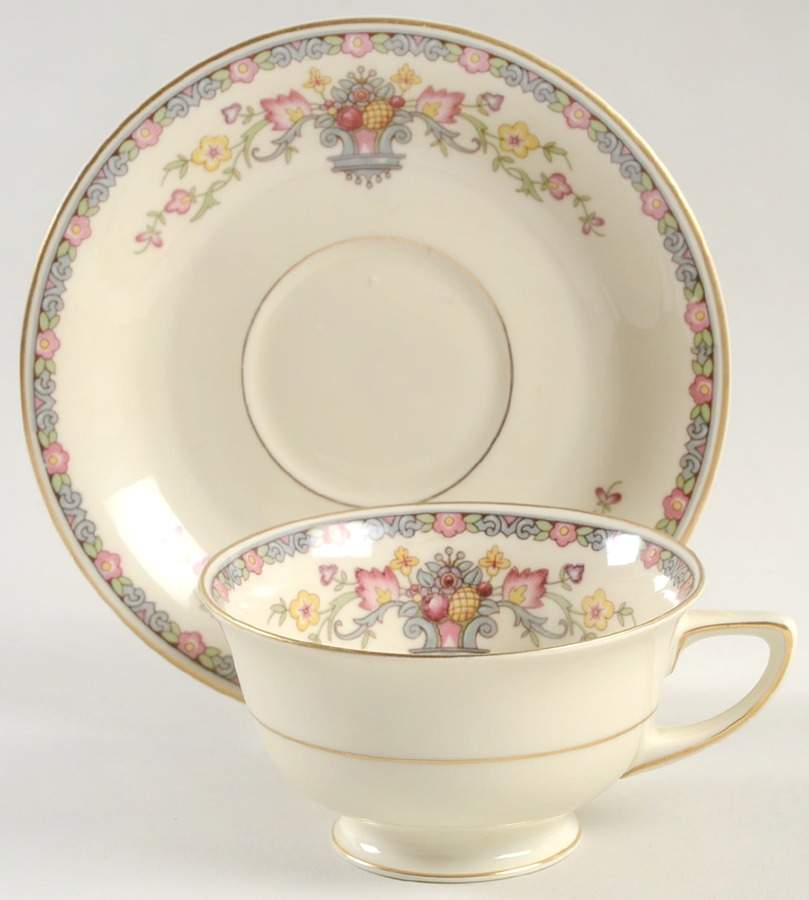 King Cedric Footed Cup & Saucer Set by Community-1