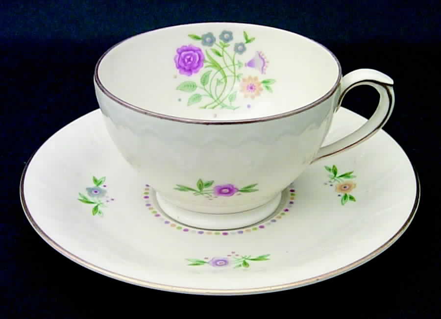 Lady Hamilton Footed Cup & Saucer Set by Community-1