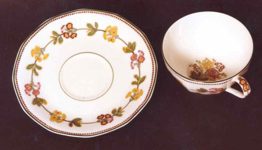 Primrose Flat Cup & Saucer Set by Community-1
