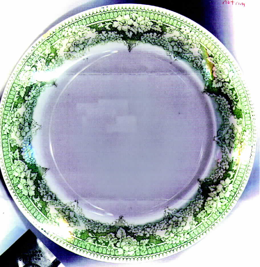 Denbigh Green Luncheon Plate by F Winkle-1