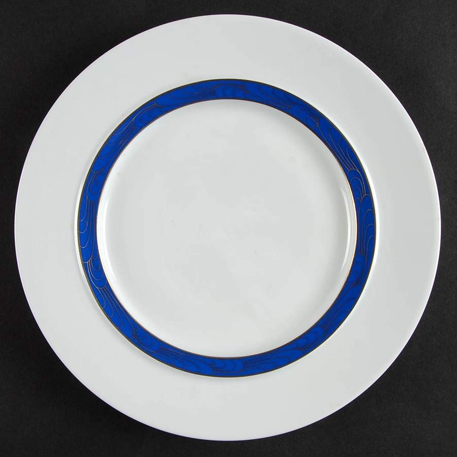 Chemin D'Or Bleu Salad Plate by Jean Louis Coquet-1