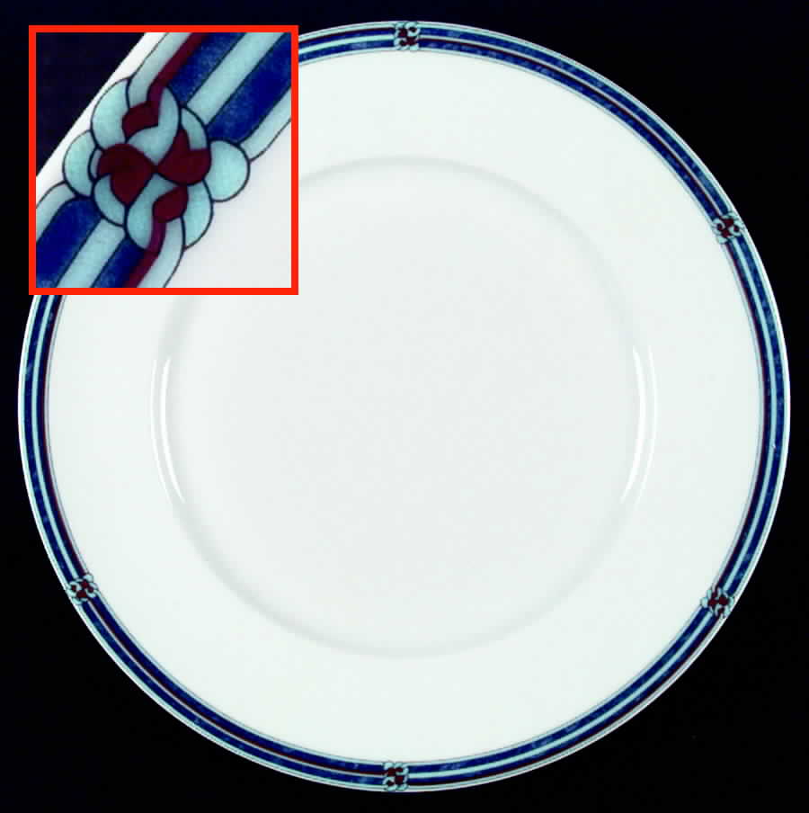 Kellia Bleu Dinner Plate by Jean Louis Coquet-1