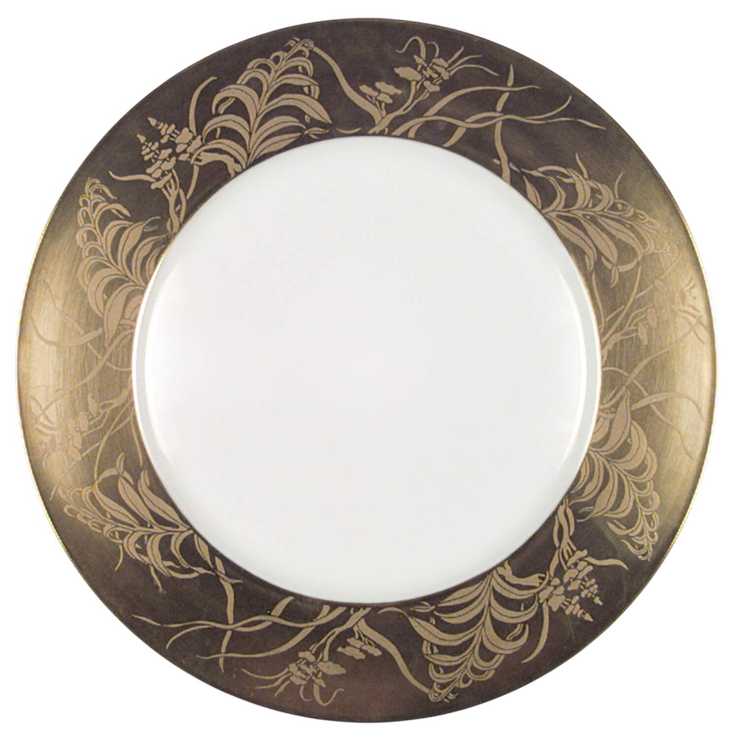 Khazard (Gold) Dinner Plate by Jean Louis Coquet-1