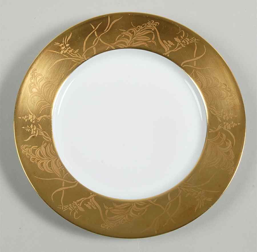 Khazard (Gold) Bread & Butter Plate by Jean Louis Coquet-1