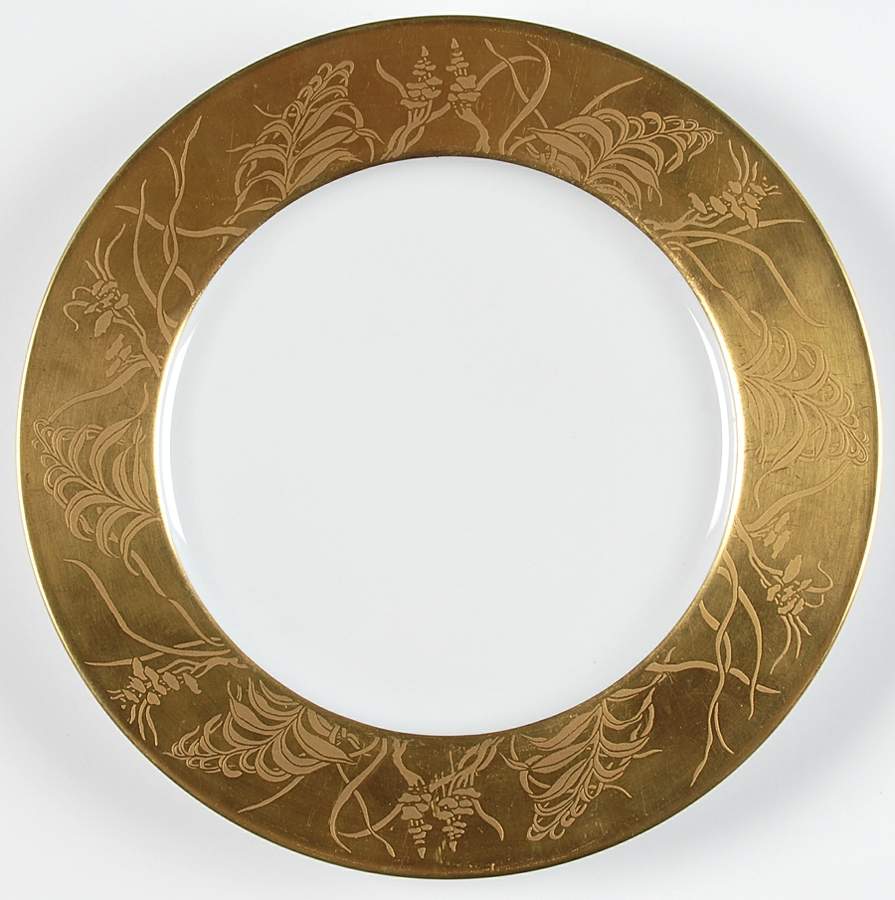 Khazard (Gold) Salad Plate by Jean Louis Coquet-1
