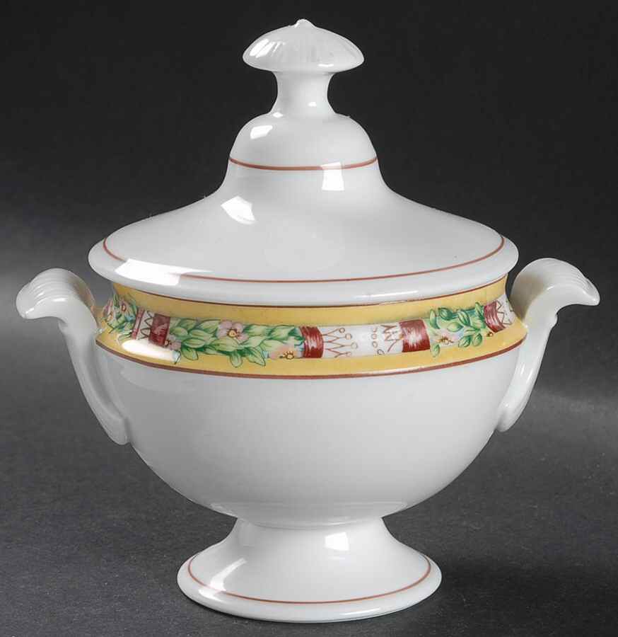 Terre De Sienne Sugar Bowl & Lid by Jean Louis Coquet-1