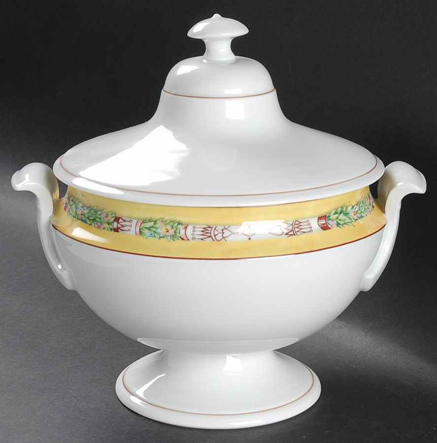 Terre De Sienne Round Covered Vegetable by Jean Louis Coquet-1
