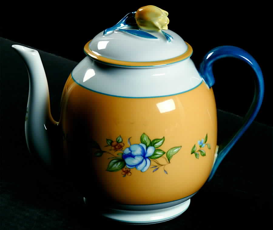 Vieux Marseille Teapot & Lid by Jean Louis Coquet-1
