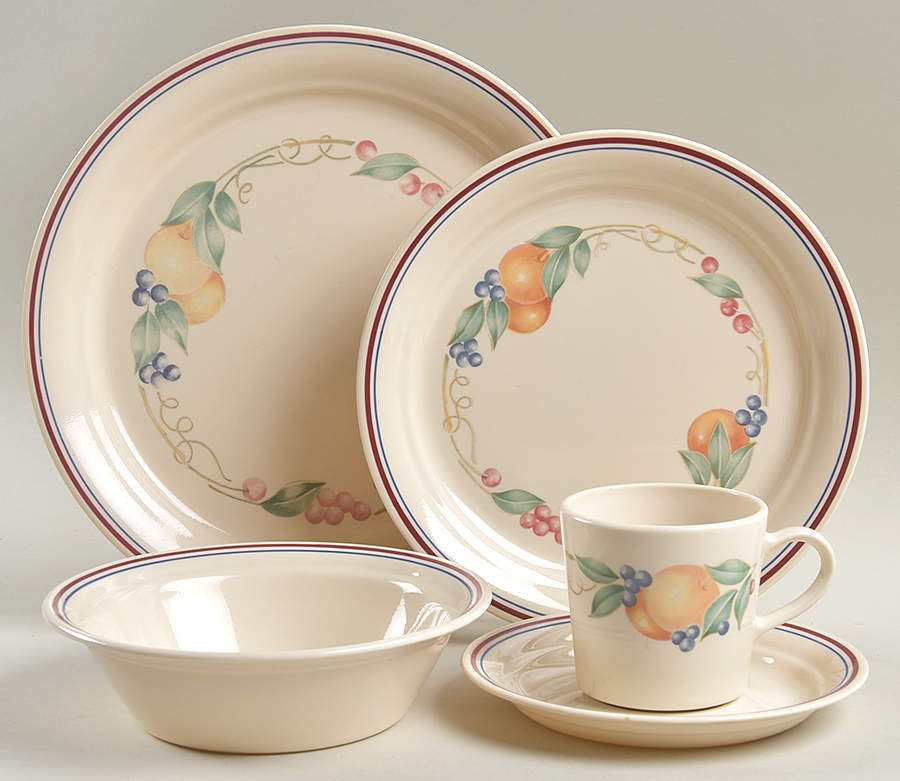 Abundance (Corelle) 40 Piece Estate Set by Corning Corelle-1