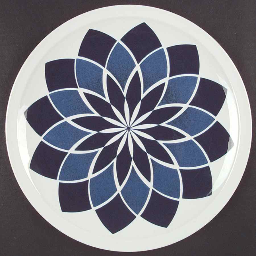 Accent Blue 12" Chop Plate (Round Platter) by Corning Corelle-1