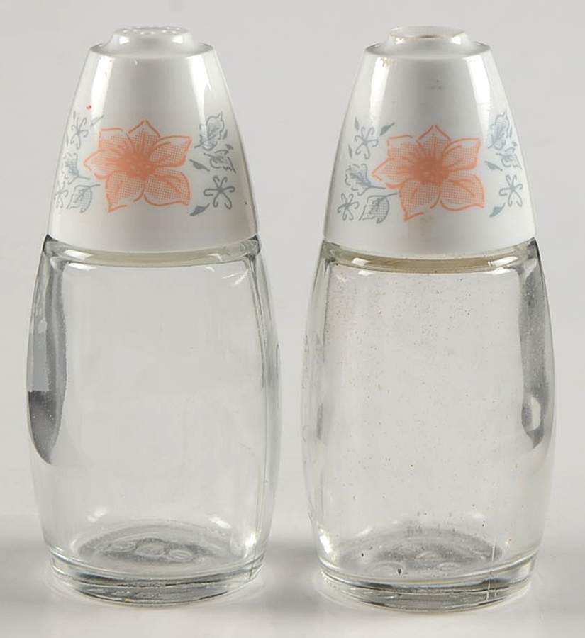 Apricot Grove (Corelle) Glassware Salt and Pepper Set by Corning Corelle-1