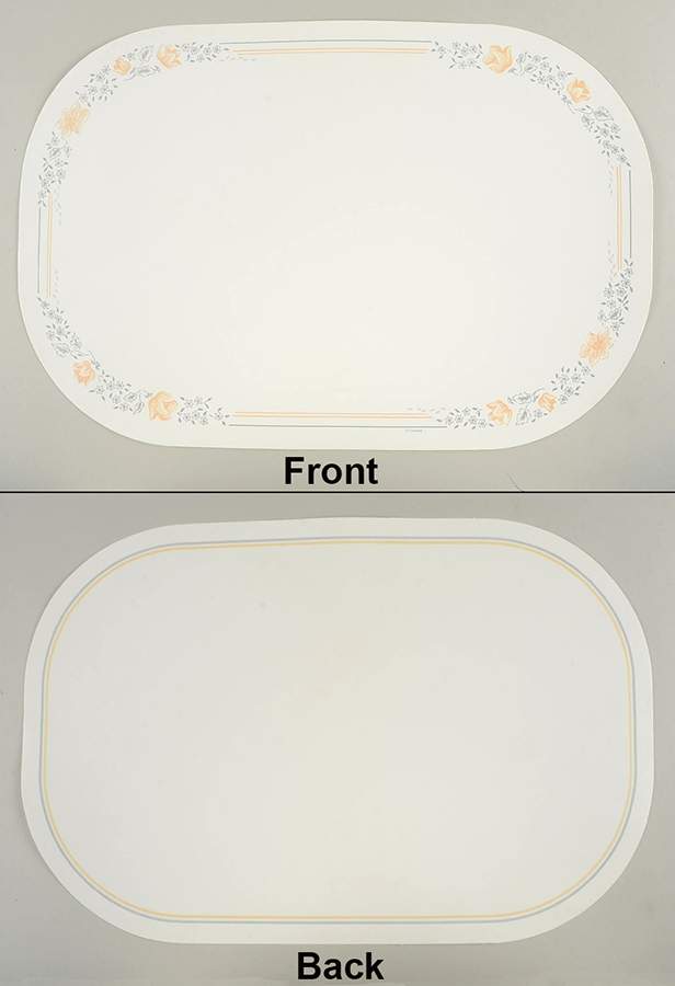 Apricot Grove (Corelle) Reversible Vinyl Placemat by Corning Corelle-1