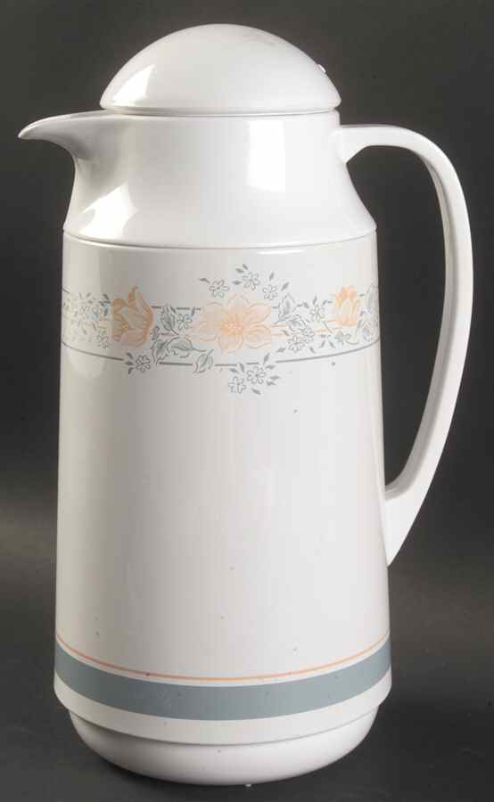 Apricot Grove (Corelle) Plastic Thermos/Carafe & Lid by Corning Corelle-1