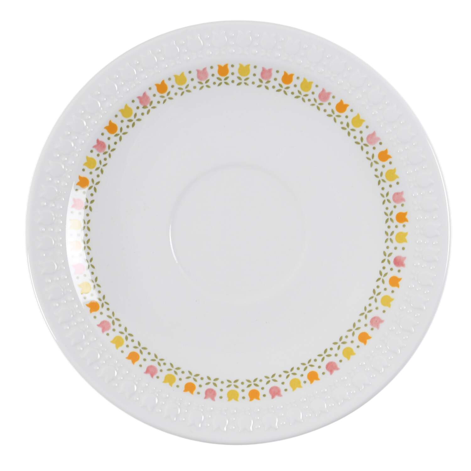 April Tulip Multicolor Saucer by Corning Corelle-1