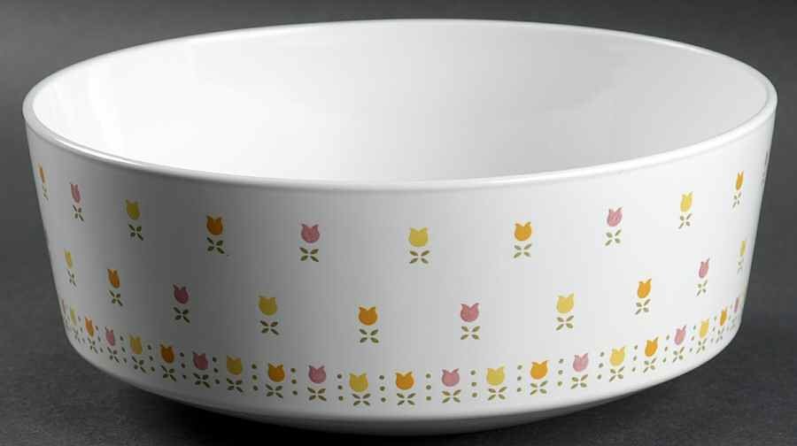 April Tulip Multicolor 7" Round Vegetable Bowl by Corning Corelle-1