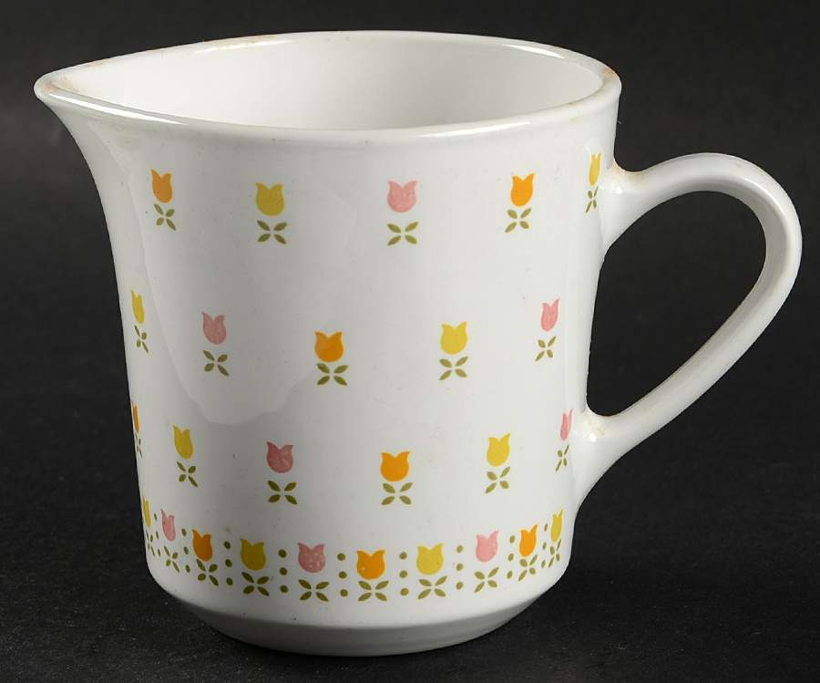 April Tulip Multicolor Creamer by Corning Corelle-1
