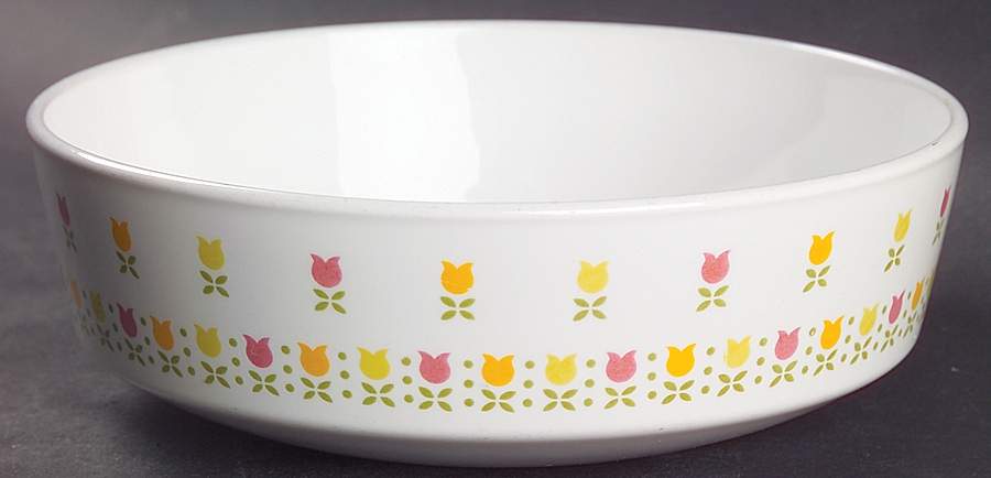 April Tulip Multicolor Coupe Cereal Bowl by Corning Corelle-1