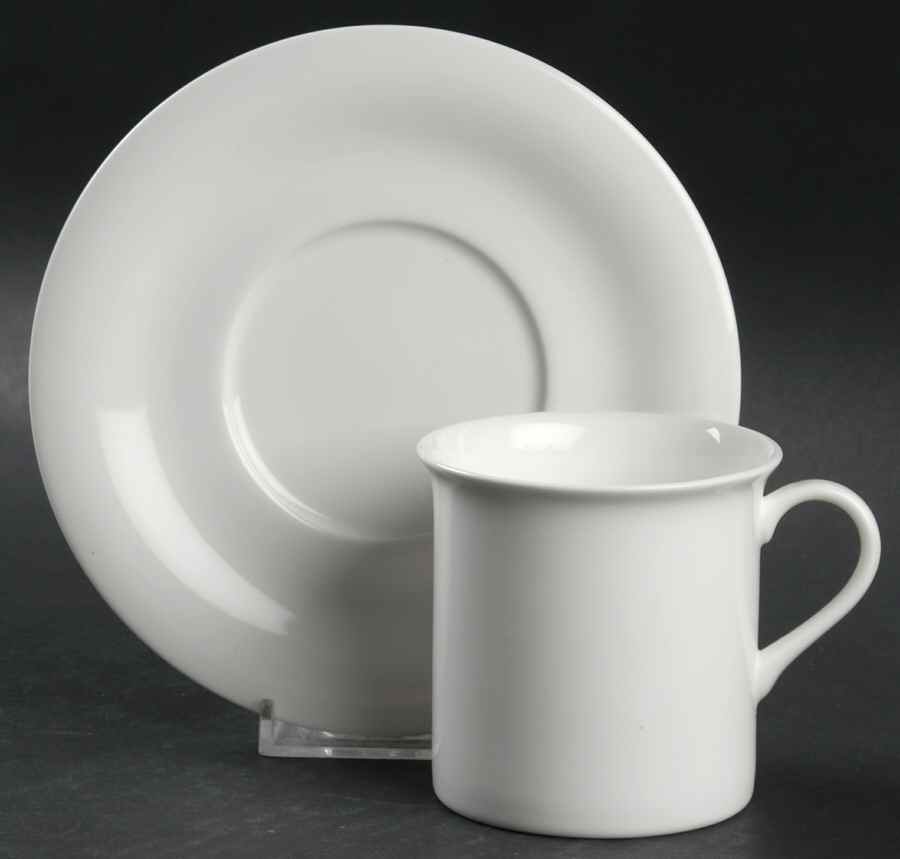 Aspen Flat Cup & Saucer Set by Corning Corelle-1