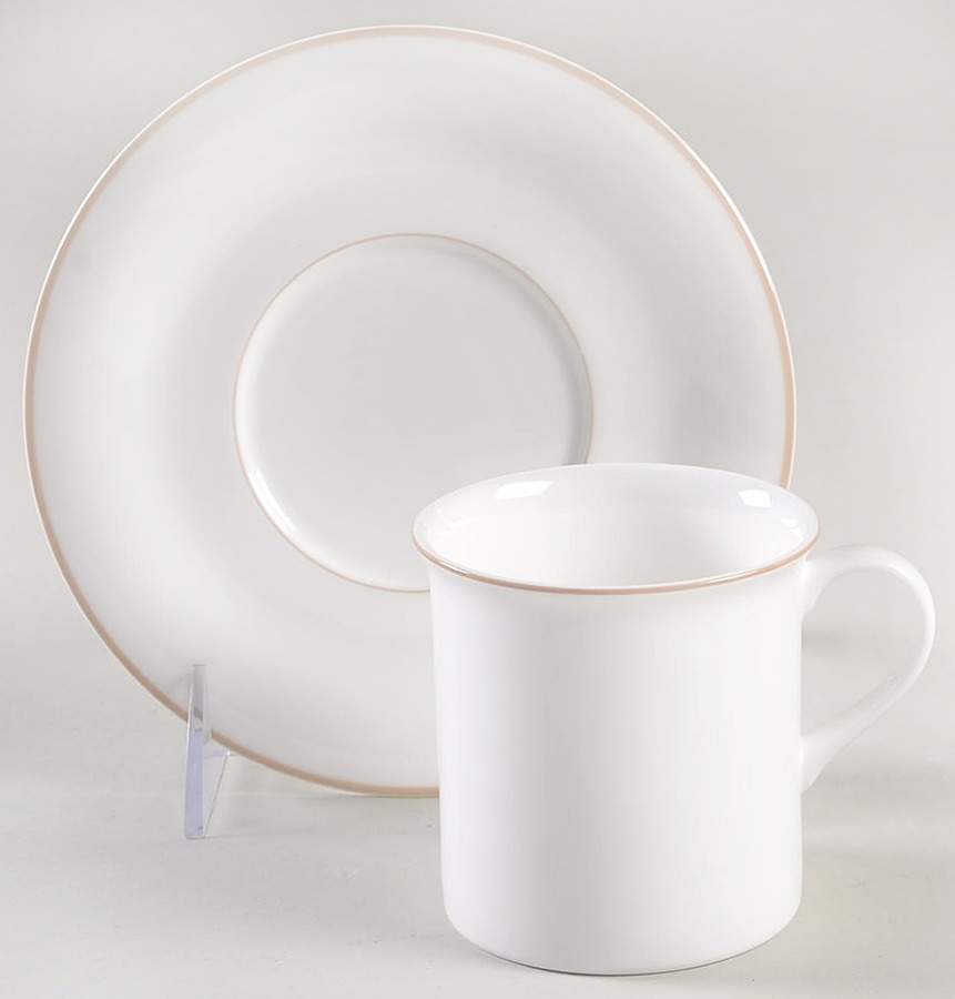 Bar Harbor Flat Cup & Saucer Set by Corning Corelle-1