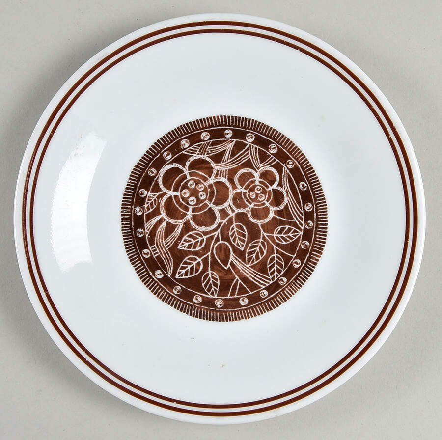 Batik (Corelle) Bread & Butter Plate by Corning Corelle-1
