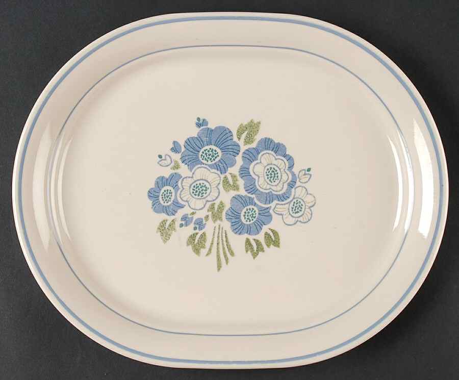 Belle Grove 12" Oval Serving Platter by Corning Corelle-1