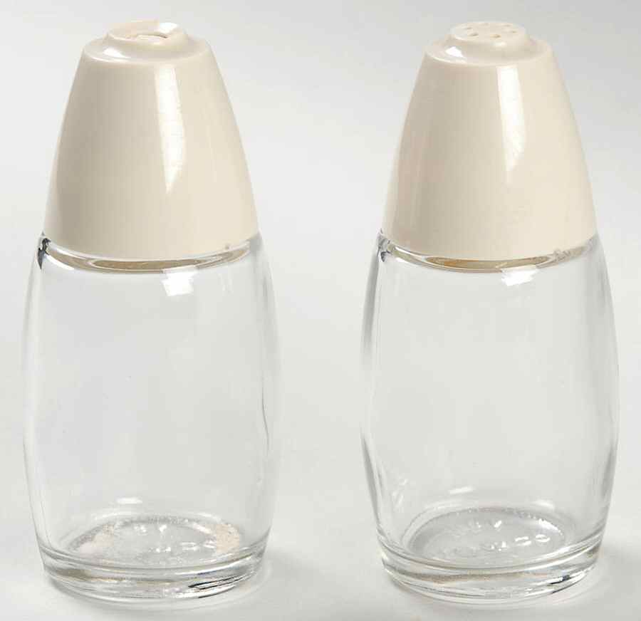 Sandstone (Corelle) Glassware Salt and Pepper Set by Corning Corelle-1