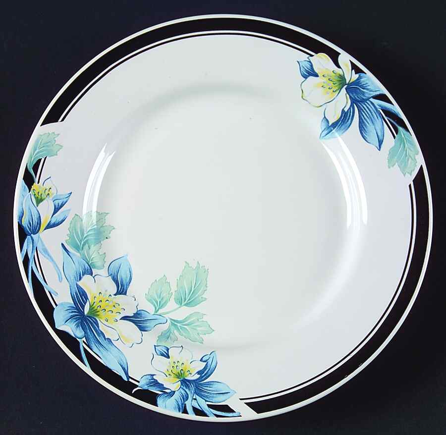 Blue Columbine Salad Plate by Corning Corelle-1
