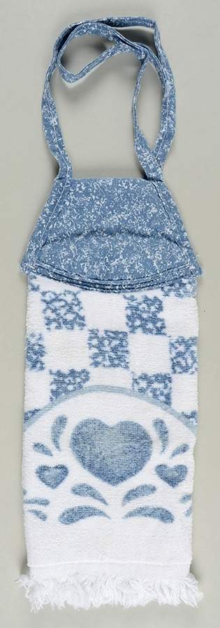 Blue Hearts (Corelle) Cloth Kitchen Towel by Corning Corelle-1