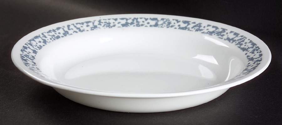 Blue Hearts (Corelle) Rim Soup Bowl by Corning Corelle-1