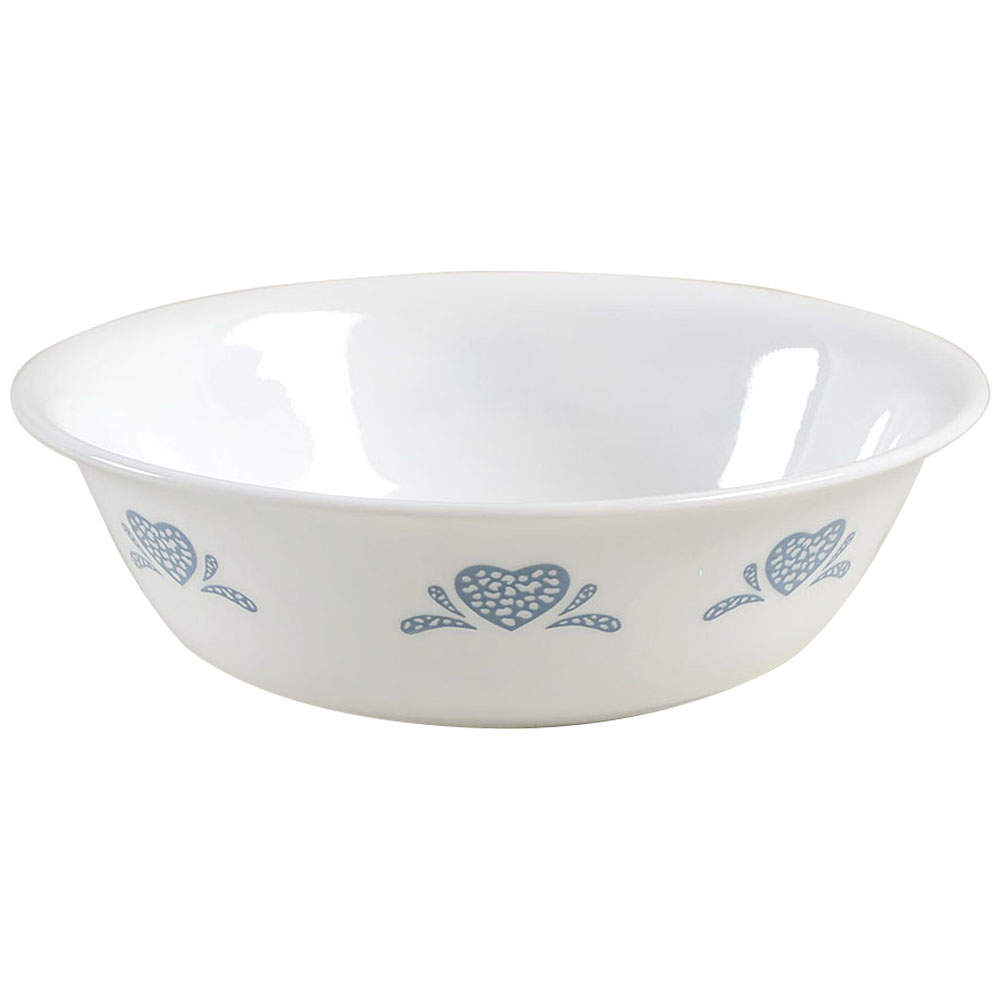 Blue Hearts (Corelle) Coupe Cereal Bowl by Corning Corelle-1
