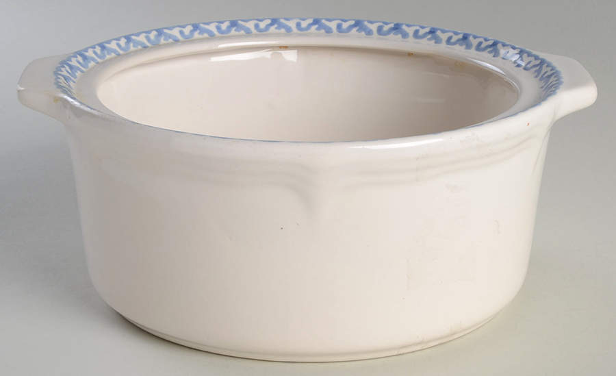 Blue Hearts (Corelle) 2 Qt Round Covered Casserole No Lid by Corning Corelle-1