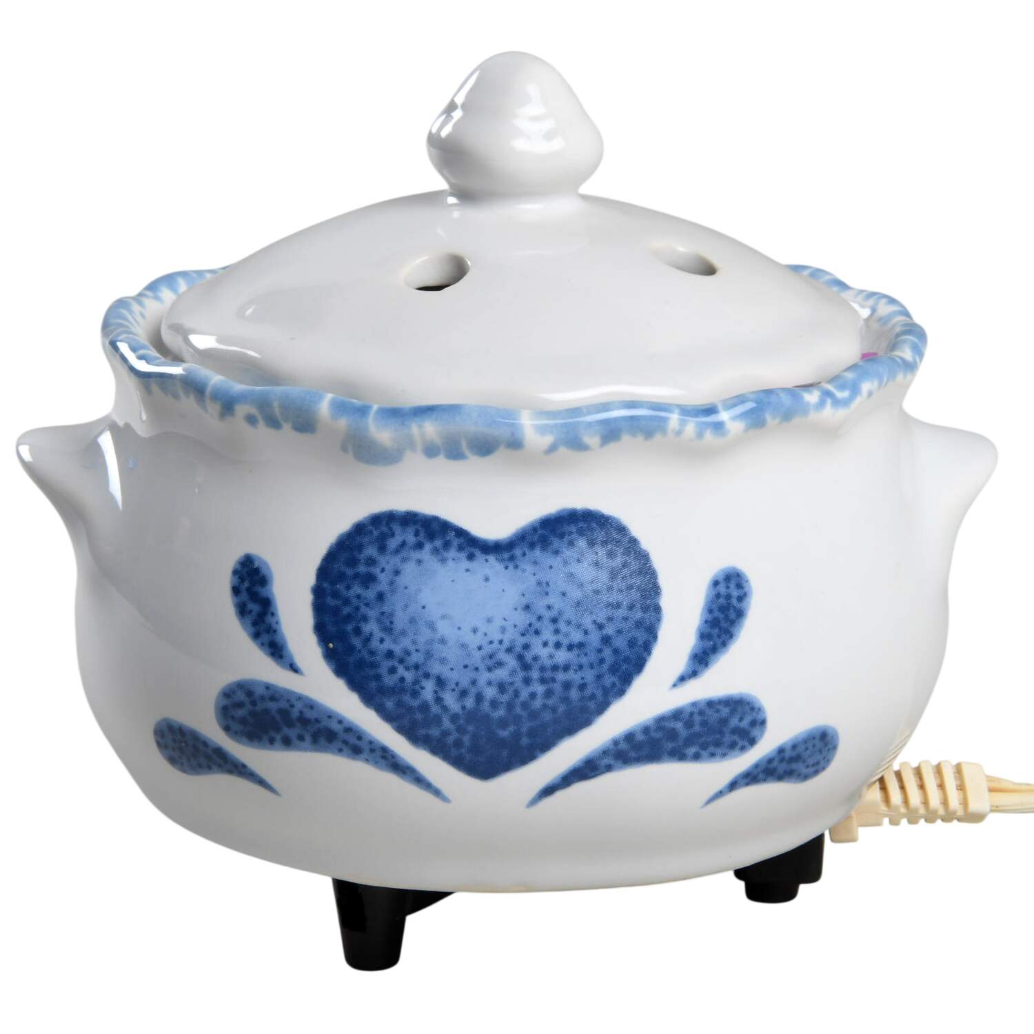 Blue Hearts (Corelle) Electric Potpourri Warmer with Lid by Corning Corelle-1