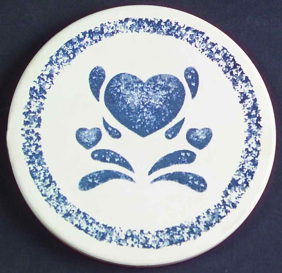 Blue Hearts (Corelle) Coaster by Corning Corelle-1
